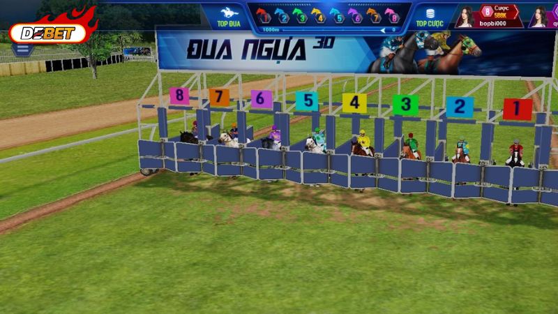 Đua ngựa 3D là game cá cược mô phỏng đua ngựa thật bằng công nghệ 3D